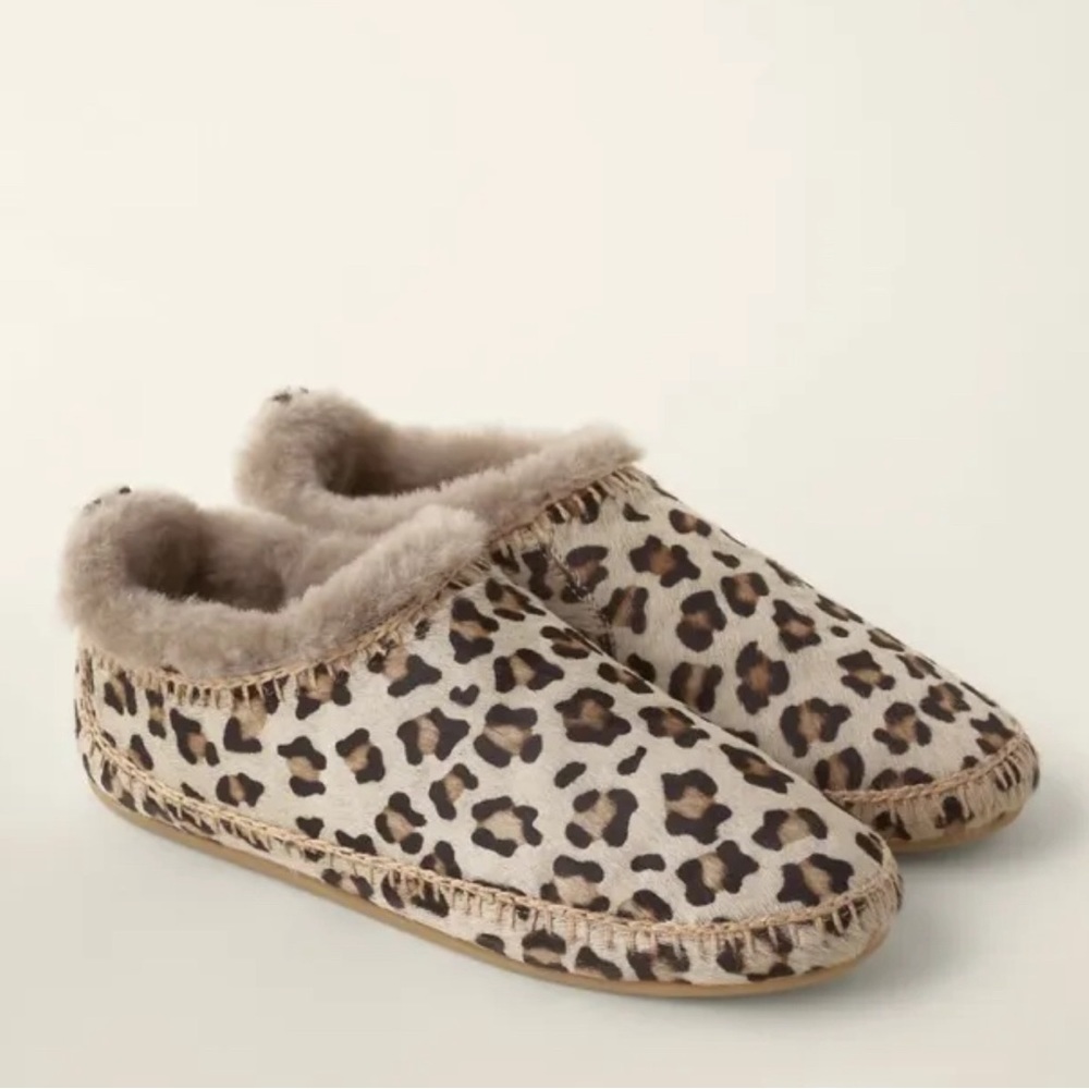 NWOB.  Laidback London Fuyu leopard slipper.